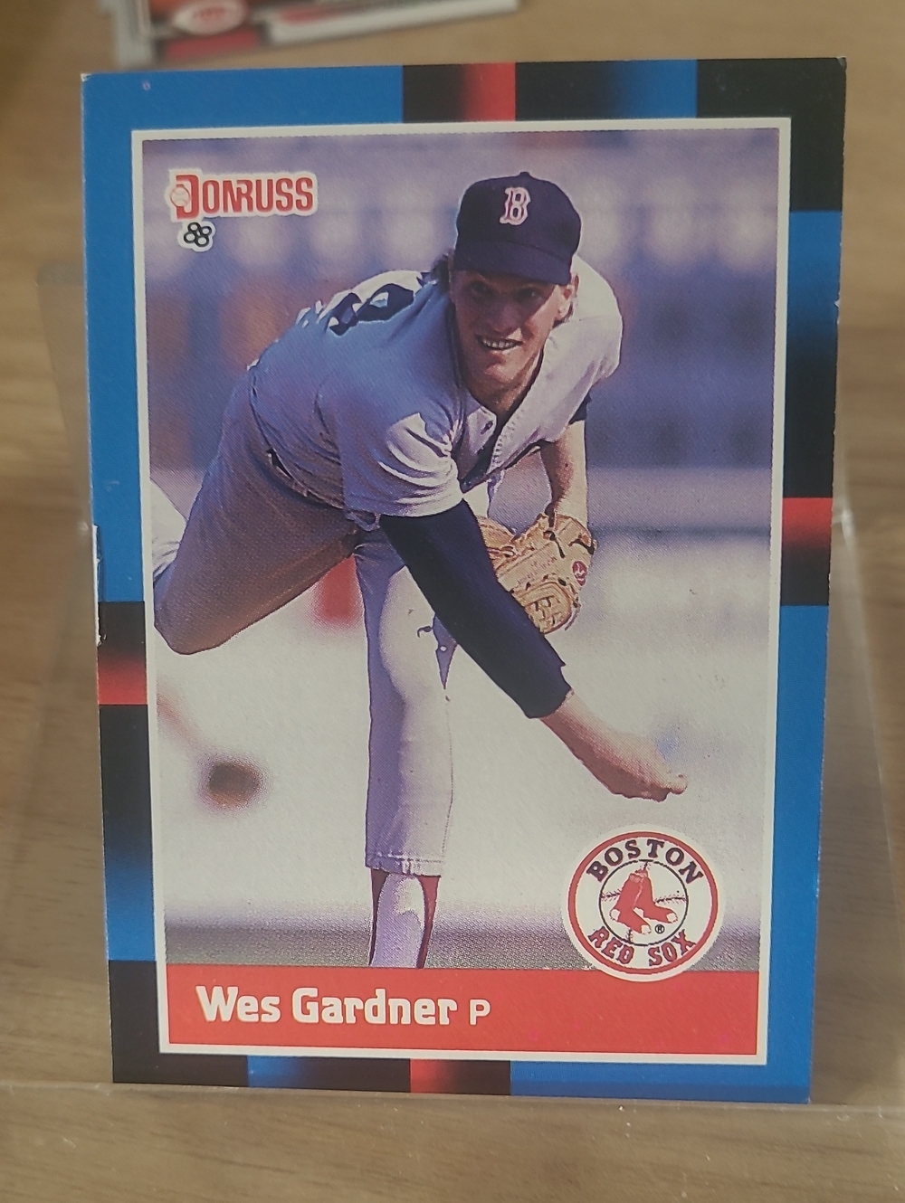 Russ Boston Red Sox Wes Gardner Baseball Card - 1988 Donruss